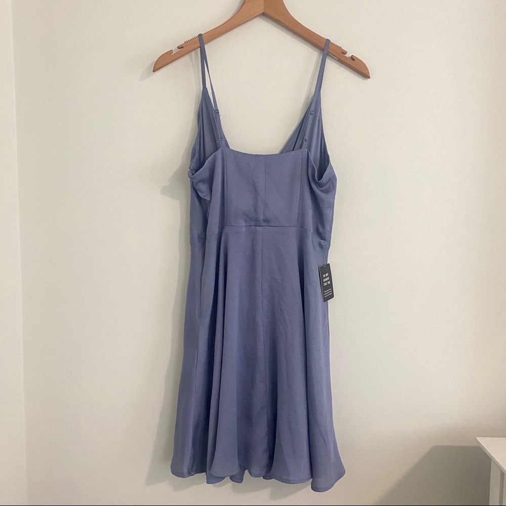 NWT express purple flowy dress - Picture 3 of 3